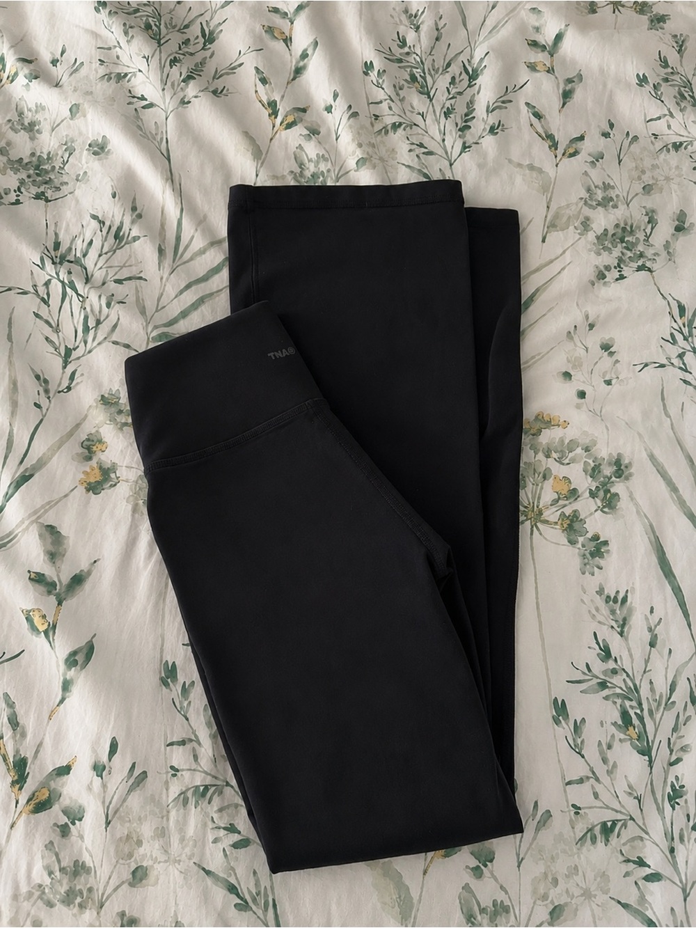 TNA Black High-Rise Flare Leggings